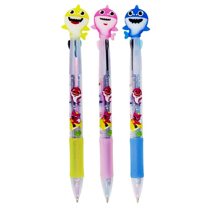 Ручка многоцветная 3-цветная (MC Basir) Акула арт.E-8063E