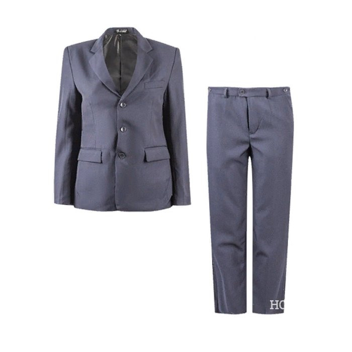 Костюм для мальчика (ТИТАН) классический силуэт (пиджак/жилет/брюки) арт.820В-64 размер 42/164 цвет серый