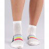 Носки детские для девочки арт.С1468 размер 18-22 70% хлопок 25% полиамид 5% эластан цвет белый (Clever)